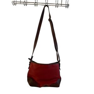 Boc Born shoulder bag red brown 12x9.5” faux leather